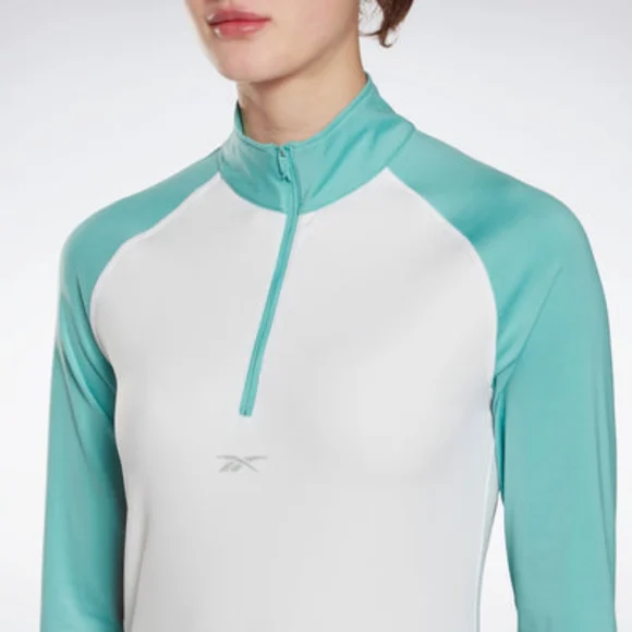 Reebok running 1/4 zip sweatshirt - Picture 4 of 13